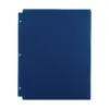 Staples 2 Pocket Poly Folder Navy 920302