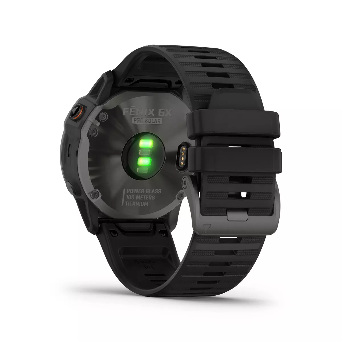 Garmin fenix 6X Pro Solar Titanium Carbon Gray - Black Band