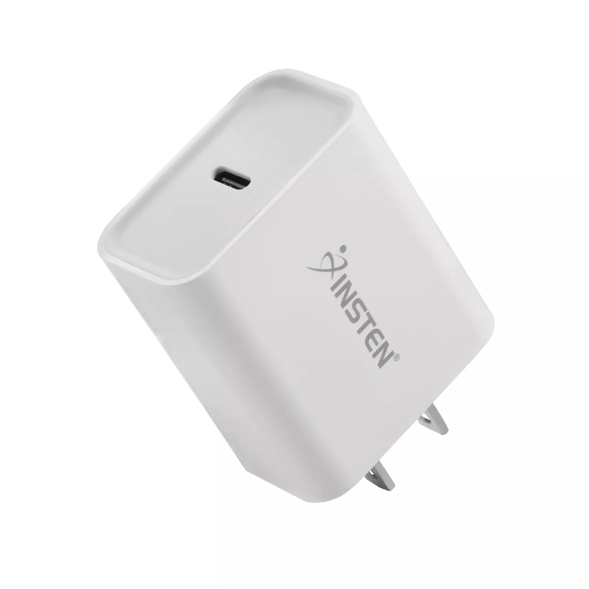 Insten 18W USB-C PD Power Delivery Fast Charger Wall AC Adapter for iPhone 12 Pro 12 Pro Max 12 11 XS SE 2020, iPad, Cell phones, Tablets, White