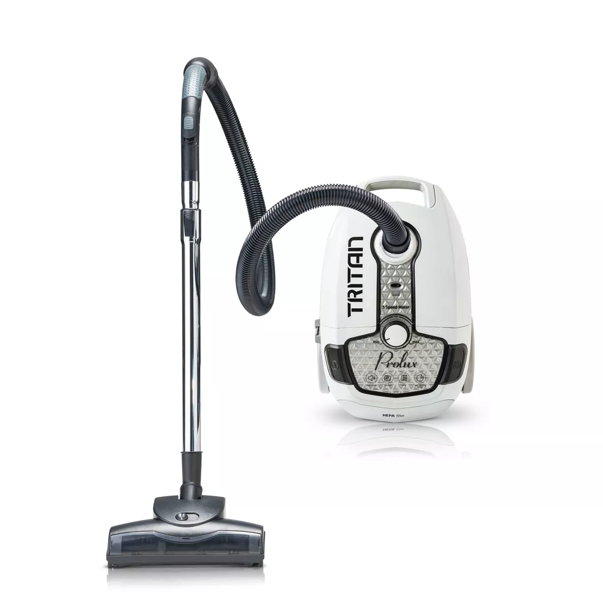 Prolux Tritan 5-Speed Hard Floor Canister Vacuum with HEPA Filter