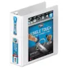 Wilson Jones Ultra Duty D-Ring View Binder w/Extra-Durable Hinge 3" Cap White 86630