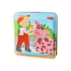 HABA Animal Wash Day - Magic Bath Book - Wipe with Warm Water and the "Muddy" Pages Come Clean