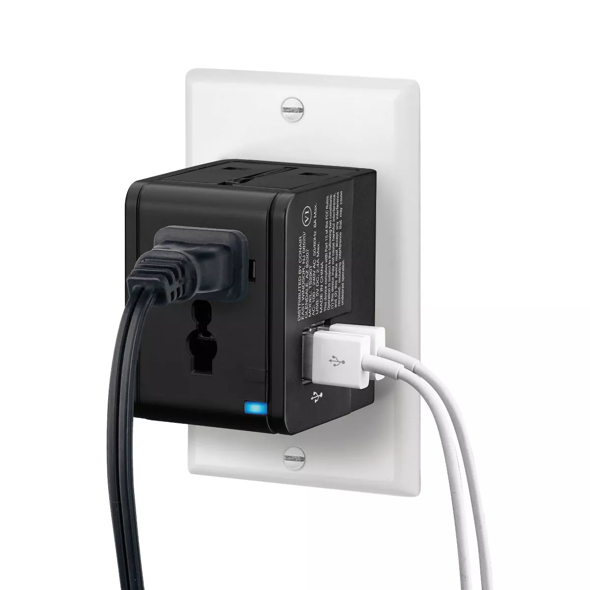 Travel Smart by Conair All-in-One Adapter - Black