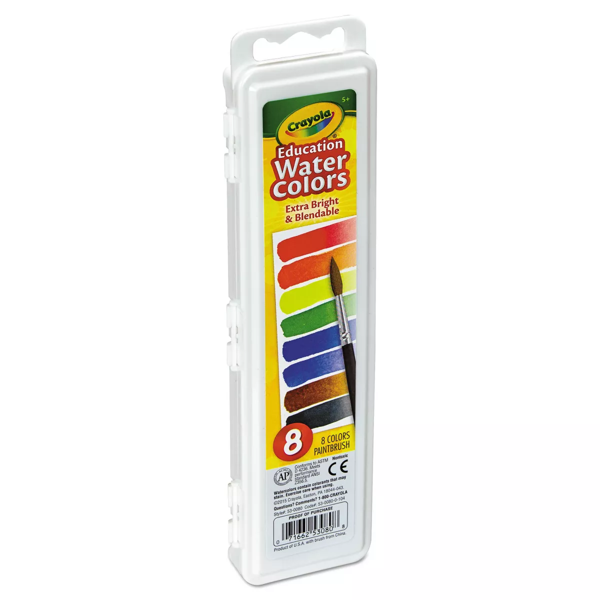 Crayola Watercolors 8 Assorted Colors 530080