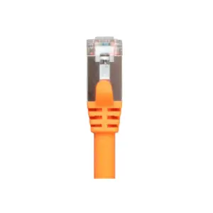 Monoprice Cat7 Ethernet Network Patch Cable - 1 feet - Orange | 26AWG, Shielded, (S/FTP) - Entegrade Series