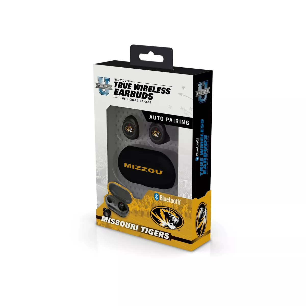 NCAA Missouri Tigers True Wireless Bluetooth Earbuds