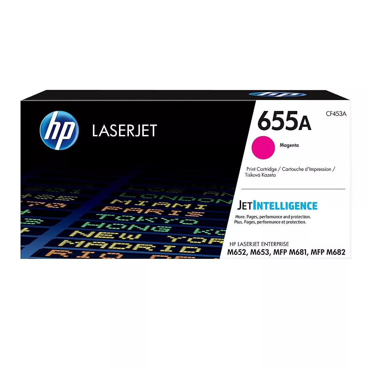 HP Inc. HP 655A (CF453A) Magenta Original LaserJet Toner Cartridge