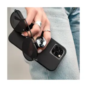 Case-Mate - MINIS - Phone Grip & Stand - Removable for MagSafe Accessory Use - Suction Cup - Black Crystal