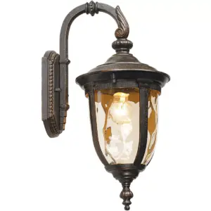 John Timberland Outdoor Wall Light Fixture Bronze 16 1/2