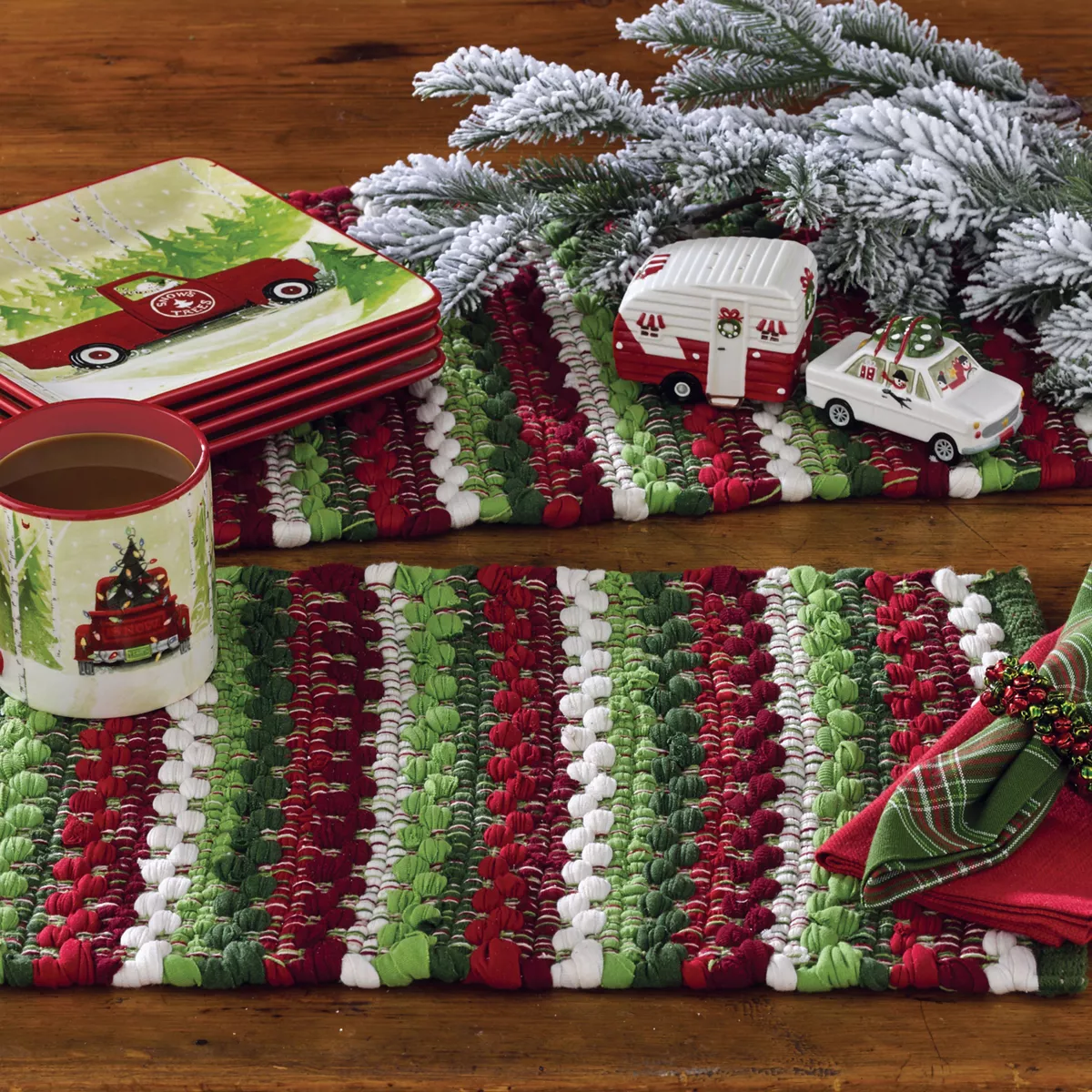 Park Designs Wintergreen Chindi Table Runner - 54