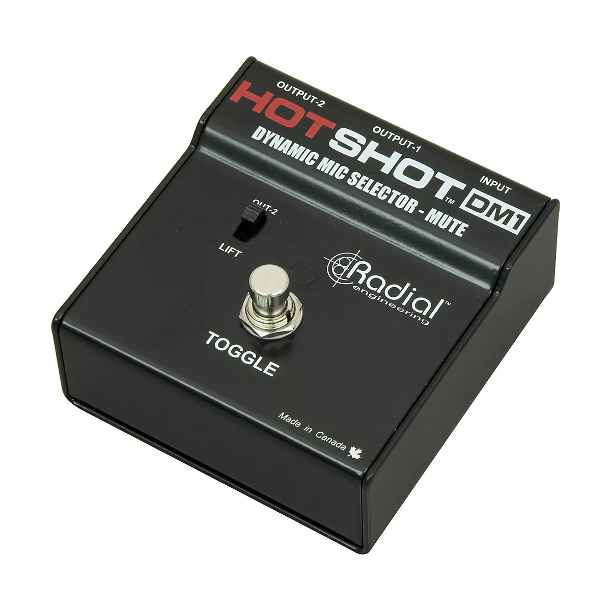 Radial Engineering HotShot DM1 Microphone Signal Muting Footswitch